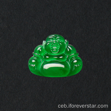 Pendante nga sertipikado nga Jadeite Buddha